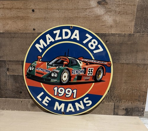 Retro style mazda 787b - style,